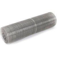 Hinsinc 20cmx3m Chicken Coop Welded Wire Fencing Metal Wire Mesh in Grey | Size: 1.2m tall x 32mm wide