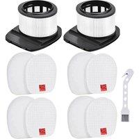 KORVIXA 2 Hepa+4 Foam 4 Felt Filters Replacement Filter For Vacuum Cleaner in White | Size: 100 cm