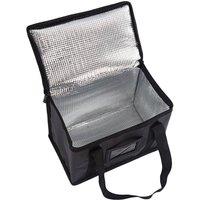 KORVIXA 28L Large Food Delivery Insulated Bags in Black | Size: 100 cm