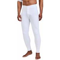Chums Men's Heatguard Polyester Cotton Blend Thermal Long John Base Layer in White | Size: Large