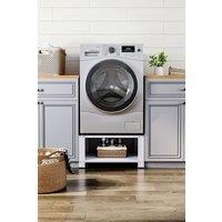 Living and Home Washing Machine Dryer Pedestal in White