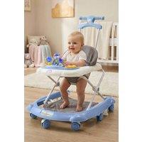 Living and Home Foldable & Adjustable Baby Walker in Blue