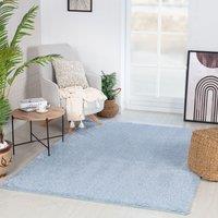 Livabliss Moda Shag-Solid Color Blue Beige Pink Grey Soft Plush Pile Living Bedroom Rug | Size: 120 cm diameter