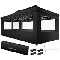 tectake Gazebo Viola in Black | Size: Large