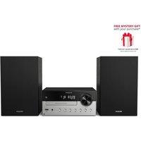 Philips TAM4205M2 BT Micro 80W Hi-Fi Music System CD/MP3 USB Port in Black