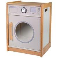 Tidlo Wooden Toy Washing Machine in Beige