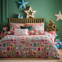 Furn Dear Santa Printed Duvet Cover Set | Size: King