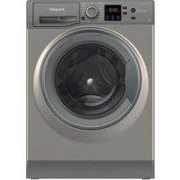 Hotpoint NSWF 946 GG UK - Graphite Freestanding 9KG Washing Machine - 1400 RPM in Dark Grey