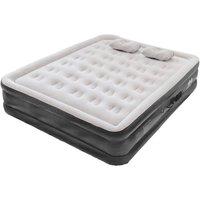Harbour Housewares King Airbed with Removable Electric Pump - Black/Grey in Black