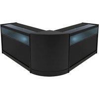 Monstershop Iris LED Shop Counter Set CM60 & 2 x B1200 - Black