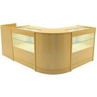 Monstershop Phoenix LED Shop Counter Set CM60, TB60 & 2 x C900 - Maple in Beige