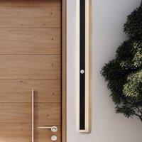 Wyld and Coco Outdoor LED Wall Light Black 100cm Motion Sensor