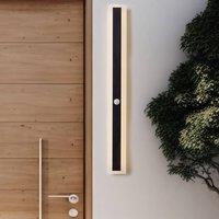 Wyld and Coco Outdoor LED Wall Light Black 80 cm Motion Sensor