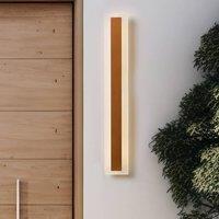 Wyld and Coco Outdoor LED Wall Light Gold 60 cm - Steel Frame with Acrylic Diffuser