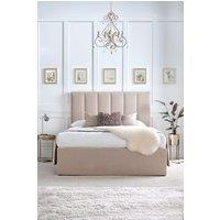 Time4sleep Linea Stone Upholstered Ottoman - Bed Frame Only | Size: King