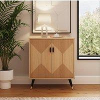 GFW Amara Accent Sideboard in Light Oak
