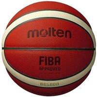 Molten Fiba Leather Basketball in Orange