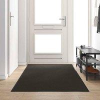 Berkfield Home Black Rectangular Door Mat 120x300 cm | Size: Medium