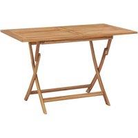 Berkfield Home Beautiful 5 Piece Garden Dining Set Solid Teak Wood in Brown