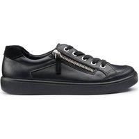 Hotter Women's Extra Wide 'Chase II' Deck Shoes in Black | Size: 7.5