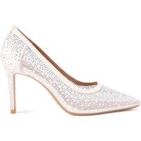 Carvela Women's 'Lovebird Mesh' Fabric Heels in Cream | Size: 3