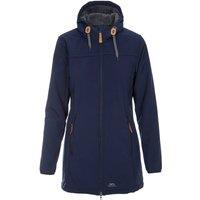 Trespass Women's Kristen Longer Length Hooded Waterproof Jacket in Navy | Size: Large