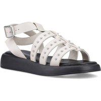 Hush Puppies Women's Charmaine Stud Gladiator Sandal in Ivory | Size: 5