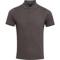 Premier Men's Coolchecker Plus Piqu Polo Shirt in Dark Grey | Size: 5XL