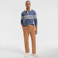 Lands' End Men's Pure Cotton Corduroy Deck Trousers in Brown | Size: Small