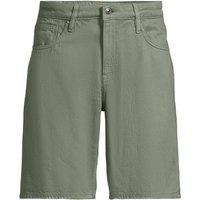 Lands' End Men's Soft Comfort Linen Blend Jeans Shorts in Pale Green | Size: 40