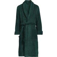 Lands' End Men's Turkish Terry Bath Robe in Dark Green | Size: 2XL