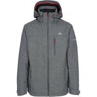 Trespass Men's Fyfinn Padded Waterproof Jacket in Dark Grey | Size: Large
