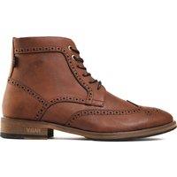 V.GAN Men's Wheat 2 Brogue Boots in Tan | Size: 9