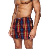 Kandor Men's Hexster Checked Woven Boxer Shorts (Pack of 6) | Size: XL