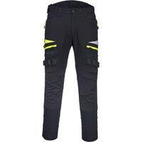 Portwest Men's DX4 Work Trousers in Black | Size: 30R