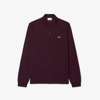 Lacoste Men's L1212 Long Sleeve Polo Shirt Oxalis in Burgundy | Size: 2XL