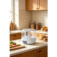ExtraStar Rotating 6-Compartment Airtight Grain Food Container in White
