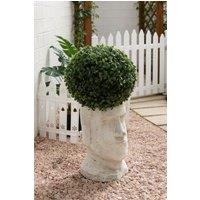 Living and Home 28cm Faux Green Eucalyptus Boxwood Decorative Grass Ball for Wedding & Home Dcor