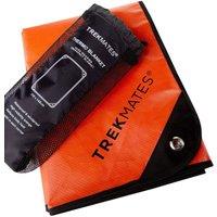 Trekmates Reflective Thermo Emergency Blanket for Outdoors in Burnt Orange