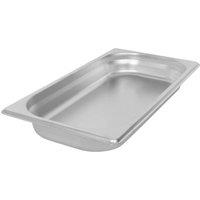 Argon Tableware Stainless Steel Gastronorm Container - 1/3 40mm - 1.5L in Silver