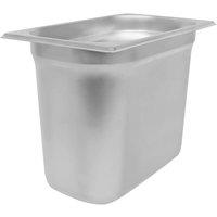 Argon Tableware Stainless Steel Gastronorm Container - 1/4 200mm - 5.25L in Silver