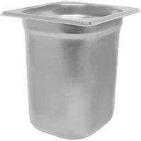 Argon Tableware Stainless Steel Gastronorm Container - 1/6 200mm - 3L in Silver