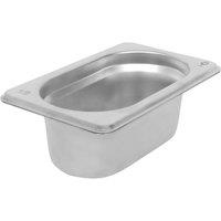 Argon Tableware Stainless Steel Gastronorm Container - 1/9 65mm - 500ml in Silver