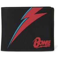 Rocksax David Bowie Wallet - Lightning Black in True Black