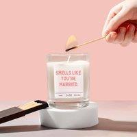 JAAM Smells Like You're Married Candle - Vanilla in Clear