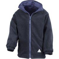 Result Reversible Storm Stuff Anti Pilling Fleece Waterproof Jacket in Mid Navy | Size: 2-3 Years