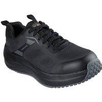 Skechers Workwear Men's Transporter Lite Safety Trainer in Black | Size: 6