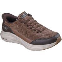 Skechers Men's Contour Foam Cordelux Casual Trainer in Brown | Size: 8