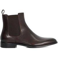 Dune London Men's 'Manson' Leather Chelsea Boots in Brown | Size: 9