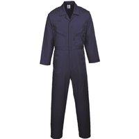 Portwest Men's Liverpool-zip Workwear Coverall Pack of 2 in Navy | Size: XL